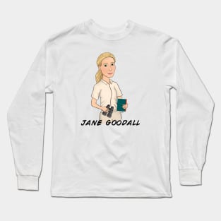 Young Jane Goodall Long Sleeve T-Shirt